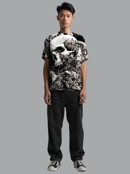 allover printed T-shirt